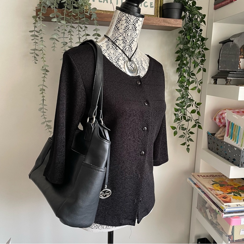 Elegant Black Women's Blouse
